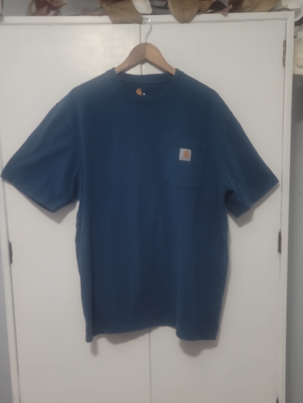Carhartt Teal Crewneck Pocket T-Shirt